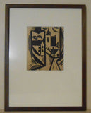 TEIGE; KAREL. Kresba tuší. - (1917). 175x145. Sign. T. /q/