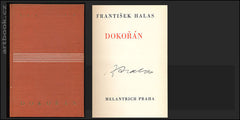 HALAS; FRANTIŠEK: DOKOŘÁN. - 1936. 1. vyd. s podpisem autora.  Poesie sv. 19.