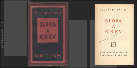 1926. Knihy dnešku. Podpis autora. Obálka JOSEF ČAPEK. /jc/amar/