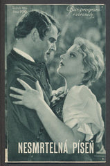 NESMRTELNÁ PÍSEŇ. - 1934. Režie: Hans Marr. Hrají:  P. Richter; A. Hartmannová.  /Bio-program /film/