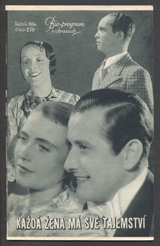 1934. Režie: Max Obal. Hrají:  H. Söhnker; K. Hardtová.  /Bio-program /film/