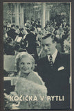KOČIČKA V PYTLI. - 1935. Režie: R. Eichberg. Hrají: M. Schnedrová; T. Lingen.  /Bio-program /film/