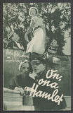 ON; ONA A HAMLET - 1933. Režie: L. Lauritzen. Hrají: Pat a Patachon. /Bio-program /film/