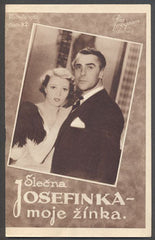 SLEČNA JOSEFINKA - MOJE ŽÍNKA. - 1933. Režie: Berthomieu. Hrají: Annabella; J. Murat. /Bio-program /film/