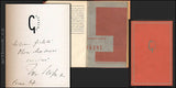 SEIFERT; JAROSLAV: BÁSNĚ. - 1929. Podpis autora. DP. Generace. Obálka KAREL TEIGE.