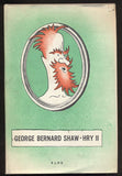 SHAW; GEORGE BERNARD: HRY I. a II. - 1956. Kresby a podpis ADOLF HOFFMEISTER.
