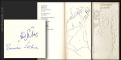 MÝM SNEM JSI PROŠLA. - 1969. Z moderní milostné poezie české. Ilustrace OTA JANEČEK. Podpis J. Seiferta a K. Šiktance.