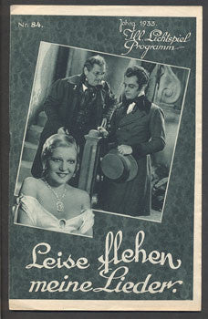 1933. Režie: Willi Forst. /Ill. Lichtspiel-Programm/film/
