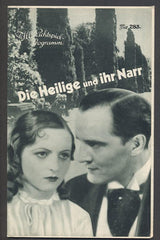 DIE HEILIGE UND IHR NARR. - (1935). Režie: Hans Deppe. /Ill. Lichtspiel-Programm/film/