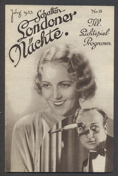 1933. Režie: Richard Eichberg. /Ill. Lichtspiel-Programm/film/