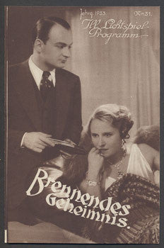 1933. Režie: Robert Siodmak. /Ill. Lichtspiel-Programm/film/