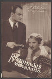 BRENNENDES GEHEIMNIS. - 1933. Režie: Robert Siodmak. /Ill. Lichtspiel-Programm/film/