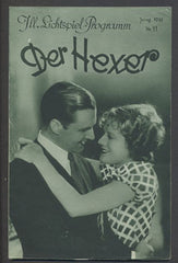 DER HEXER. - 1933. Režie: Karel Lamač a Mac Frič. /Ill. Lichtspiel-Programm/film/