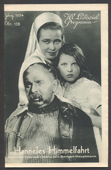 1934. Režie: Thea V. Harbou. Hrají: I. Landgut; K. Haack. /Ill. Lichtspiel-Programm/film/