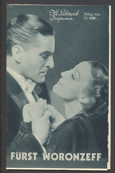 1934. Režie: A. Robison. Hrají: A. Schönhals; H. Knoteck. /Ill. Lichtspiel-Programm/film/