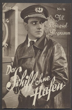1933. Režie: Harry Piel. Hrají: H. Piel; I. Lindström. /Ill. Lichtspiel-Programm/film/