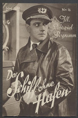 DAS SCHIFF OHNE HAFEN. - 1933. Režie: Harry Piel. Hrají: H. Piel; I. Lindström. /Ill. Lichtspiel-Programm/film/
