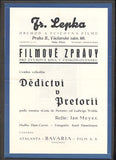 DAS ERBE IN PRETORIA. - 1934. Režie: J. Meyer. Hrají:  P. Hartmann; Ch. Susa. /Ill. Lichtspiel-Programm/film/