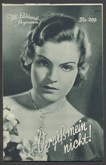 VERGIß MEIN NICHT! - (1935). Režie: Augusto Genina. Hrají: M. Schneider; B. Gigli. /Ill. Lichtspiel-Programm/film/