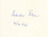 FIKAR; LADISLAV: SAMOTÍN. - 1966. Podpis autora. Kresby JAN ZRZAVÝ; celokožená vazba. Malá edice poezie.