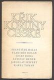 1947. Fr. Halas; Vl. Holan; J. Hora; R. Medek; J. Seifert; K. Toman. Obálka JOSEF HOCHMAN.