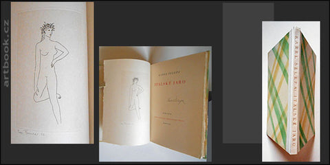 1928. Sign. rytina Emanuel Frinta. Podpis autora.