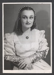 PŮLPÁNOVÁ; BOŽENA. - Dobová fotografie. /divadlo/