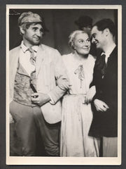 ŠTĚPNIČKOVÁ; JIŘINA - VOJTA; JOSEF. - Dobová fotografie. /divadlo/