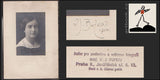 BUFKA; VLADIMÍR; JINDŘICH. (1887 - 1916) - 1914. Portrét dívky.(Drahomíra Stránská).  Bromostříbrná fotografie; sign.