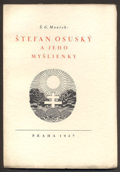 1937. Obálka JOZEF WENIG. Portrét KAROL ČERNÝ. Podpis autora.