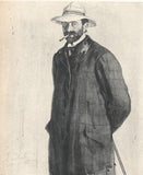 Švabinský - MATĚJČEK; ANTONÍN: MAX ŠVABINSKÝ STO KRESEB. - 1923. Podpis Maxe Švabinského.