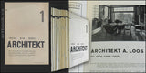 1933. Časopis československých architektů. /architektura/