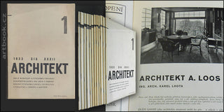 ARCHITEKT SIA .  - 1933. Časopis československých architektů. /architektura/