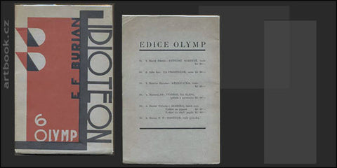 1926. Olymp sv. 6. Obálka a typo arch. HLAVÁČEK.