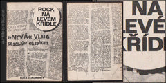 Rock na levém křídle. / Josef Vlček. - 1983. Jazzová sekce; Edice Dokumenty; č.1.