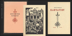 Duša - HEYDUK; ADOLF: KARYATIDY. - 1948. Picka. Dřevoryty FERDYŠ DUŠA.