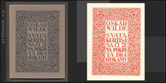 WILDE; OSCAR: SVATÁ KURTISÁNA ČI ŽENA POKRYTÁ DRAHOKAMY. - (1920). Úprava OTAKAR ŠTÁFL.