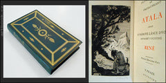 CHATEAUBRIAND; FRANÇOIS-RENÉ DE: ATALA ANEB O VÁŠNIVÉ LÁSCE DVOU DIVOCHŮ V PUSTINĚ. RENÉ. - 1927. Hyperion sv. 32; sign. lept ve front. CYRIL BOUDA; celokožená vazba. Podpis překladatele.