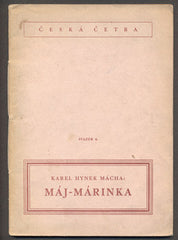 MÁCHA; KAREL HYNEK: MÁJ - MÁRINKA. - 1944. Česká četba.