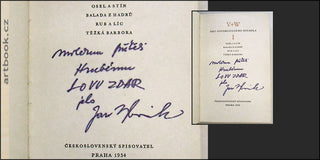 V+W. Hry Osvobozeného divadla. Sv. I. - 1954. Dedikací a podpisem Jana Wericha. /w/