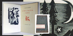BURSÍK; SLÁVA: Z TULÁKOVA LÉTA. - 1928. Vyzdobil a upravil JARKA ŠVÁB (= Jaroslav Šváb). Podpisy autorů.