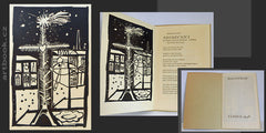 MAGNIFICAT. VÁNOCE 1946. - řeložil Bohuslav Reynek. Tiskl Karel Kryl; Kroměříž. Linoryt STANISLAV KOLÍBAL.
