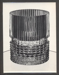 JINDŘICH BROK - Fotografie skla.        - 1965. Originální fotografie. /sklo/