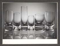 JINDŘICH BROK - Fotografie skla.    - Originální fotografie. /sklo/
