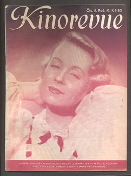 1943. Obrázkový filmový týdeník. Nataša Gollová.
