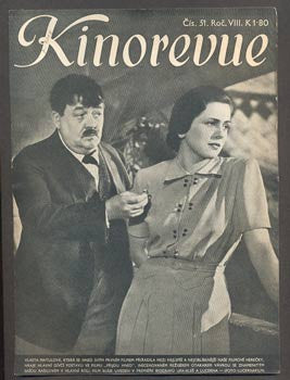 1942. Obrázkový filmový týdeník. Vlasta Matulová; Saša Rašilov.