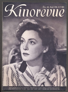 1942. Obrázkový filmový týdeník. Zarah Leander.