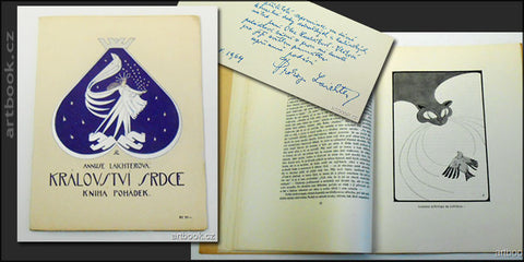 1926. Ilustrace PROKOP LAICHTER; jeho podpis a dedikace. 