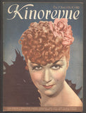 Adina Mandlová - KINOREVUE. - 1941. Obrázkový filmový týdeník. ADINA MANDLOVÁ z filmu 'NOČNÍ MOTÝL'.
