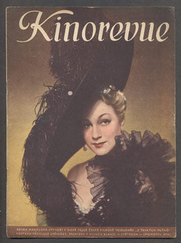 1941. Obrázkový filmový týdeník.  ADINA MANDLOVÁ z filmu 'Z ČESKÝCH MLÝNŮ'. 